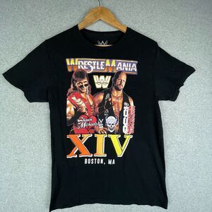 Wrestlemania XIV Shirt Mens Medium Stone Cold Steve Austin Vs Shawn Michaels WWE